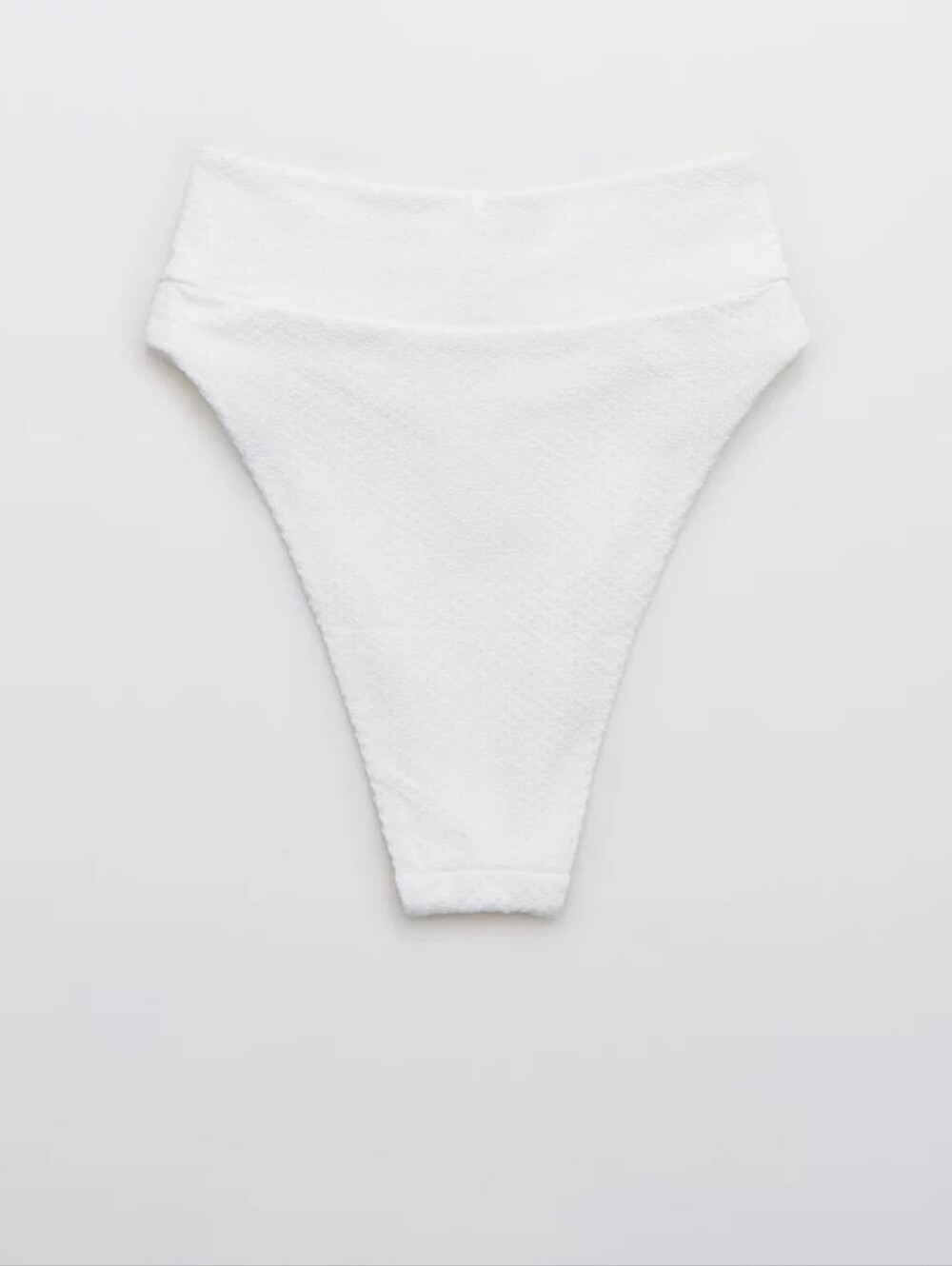 AERIE🛟 Jacquard Crossover High Cut Cheeky Bikini Bottom SIZE L - Picture 5 of 8